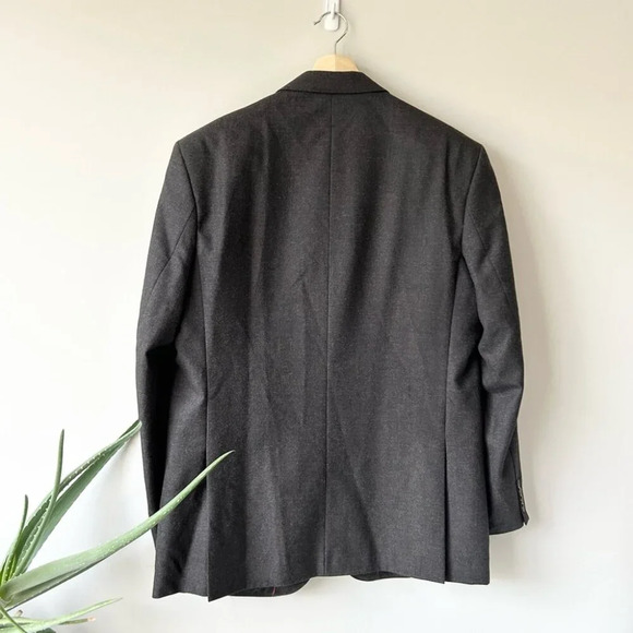 Loewe Dark Grey Wool Blend Sport Coat Blazer - Picture 2 of 16